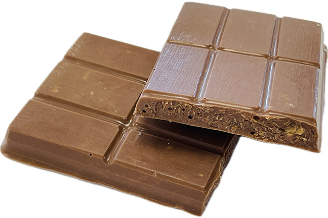 Salted Crunch Bar Cross Section