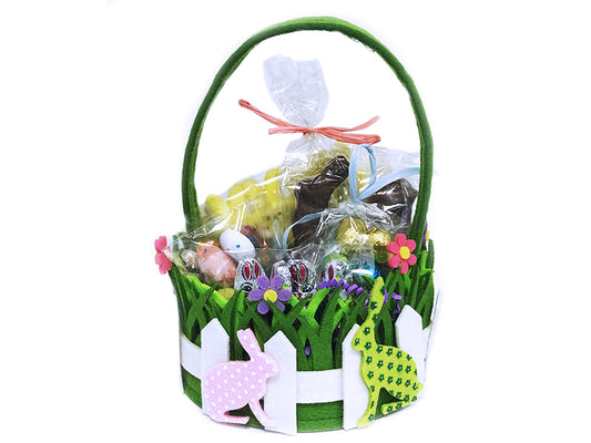 Polka Dot Bunny Basket