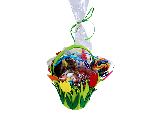 Spring Tulips Basket