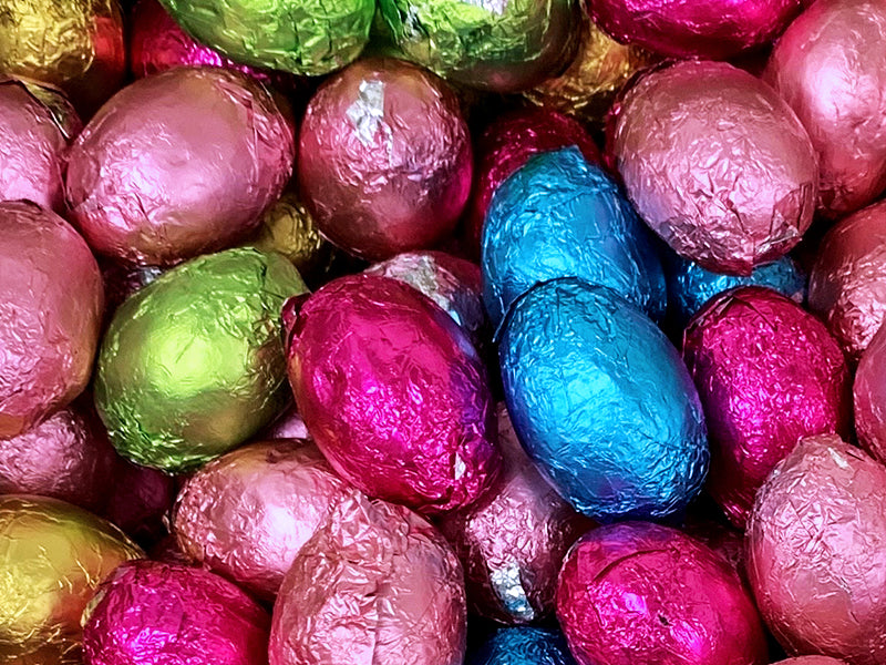 Dark Chocolate Foiled Eggs