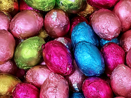 Dark Chocolate Foiled Eggs